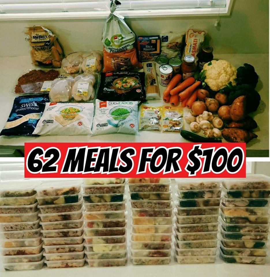 62 Meals for $100