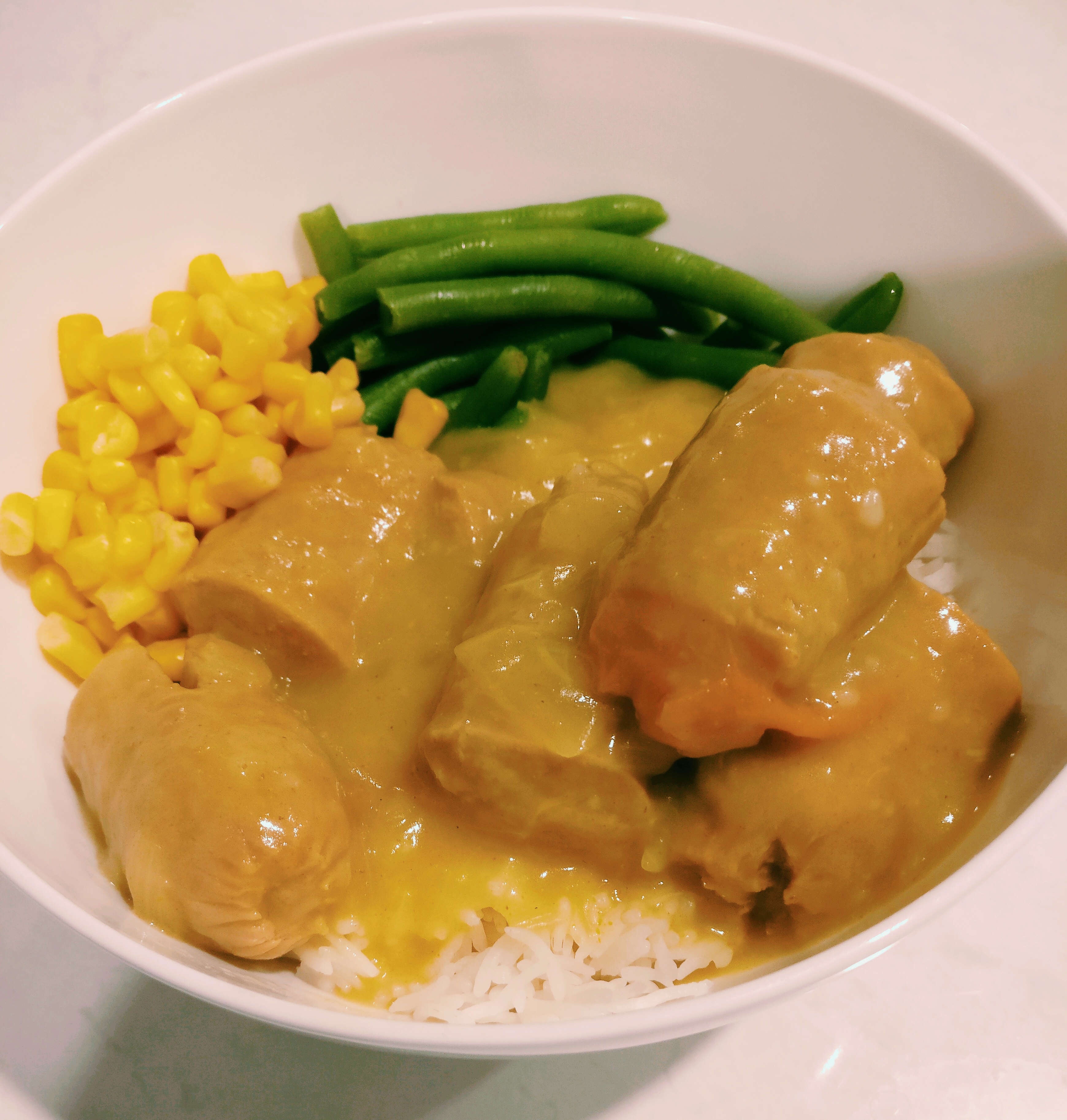 Curried Sausages The Daily Menu