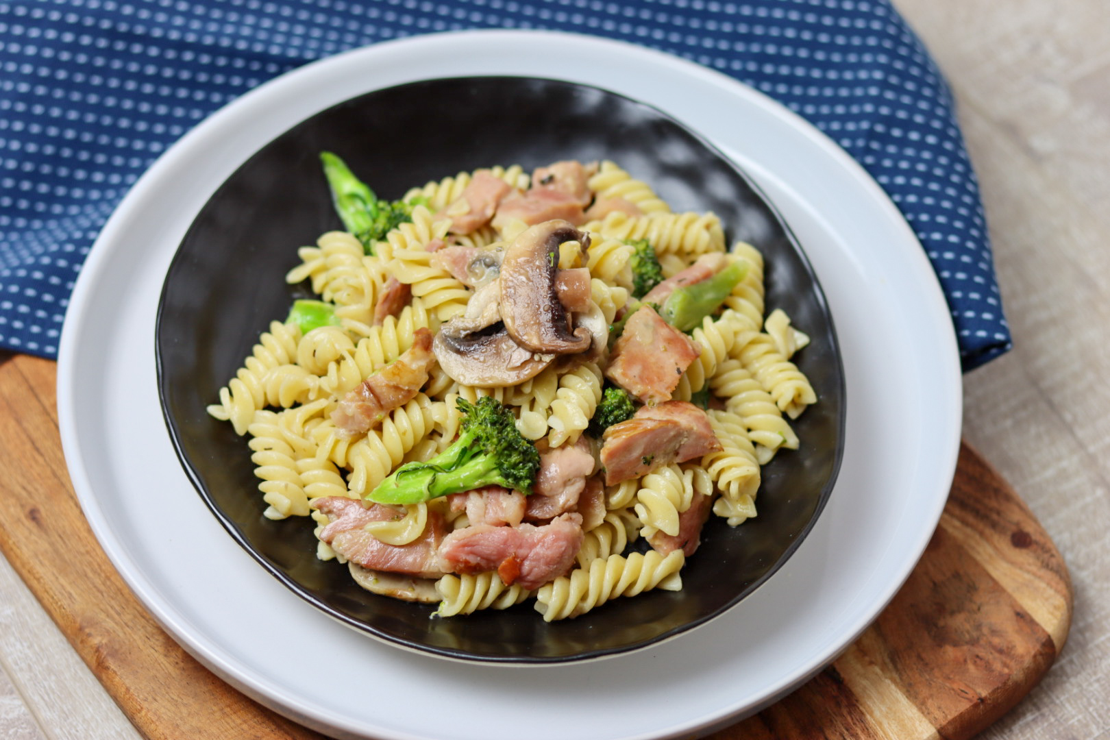 Bacon & Mushroom Pasta – The Daily Menu