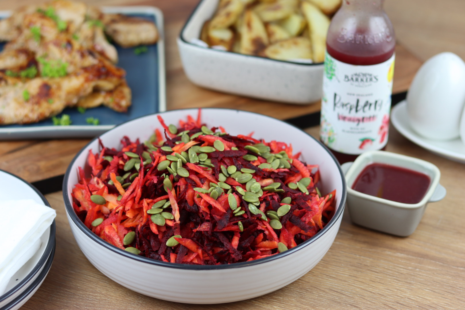 Chicken Drumsticks with Beetroot & Carrot Salad The Daily Menu