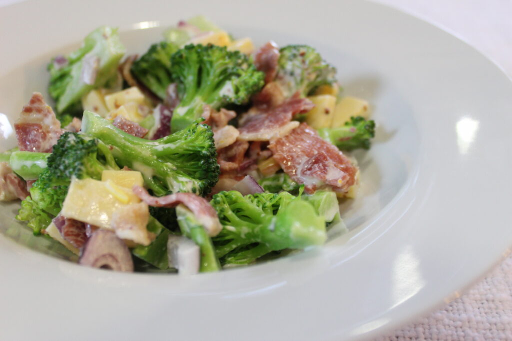 Keto Bacon and Broccoli Salad